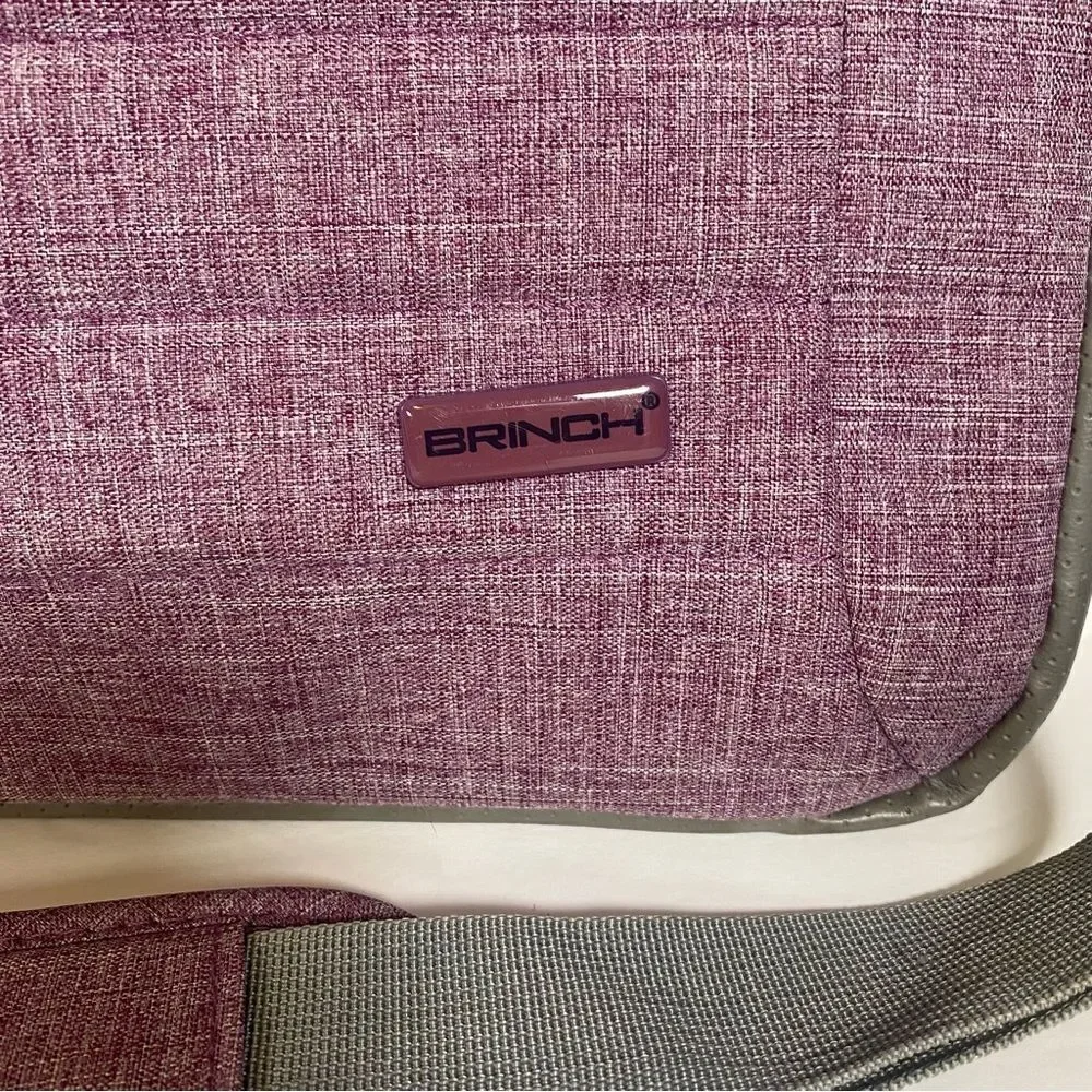Brinch Purple Tone Padded Laptop Bag